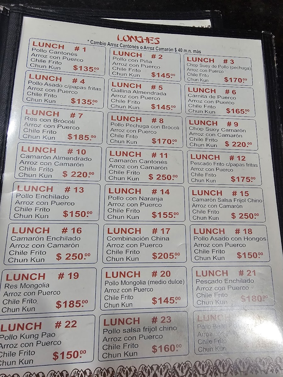 Bello Palacio Restaurant Menu - Image 2
